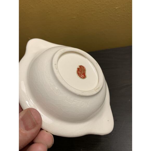 Vintage Lefton China 3D Floral Pitcher Basin Bisque Mini Porcelain 3.0” Japan‎ - Picture 6 of 10